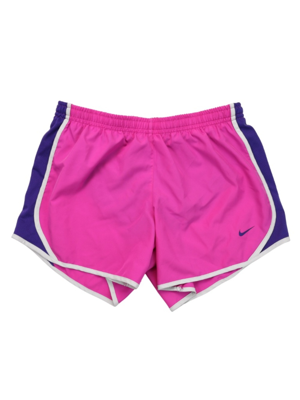 Nike Girls Dri Fit Shorts Size L Pink Purple Athletic Running